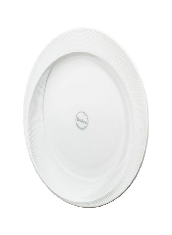 Shallow Bone China Plate 14cm White 14cm - Image 2