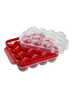 Snips Plastic Meat Ball Maker Clear/Red  - Image 2
