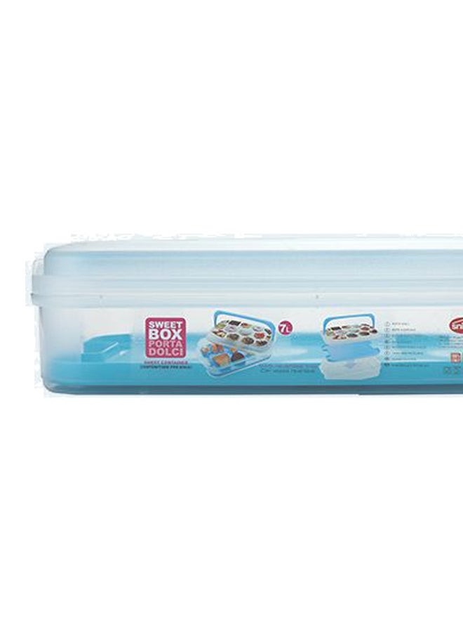Snips Plastic Sweet Container 7L Blue/Clear 43x27.5x10.5cm - Image 2
