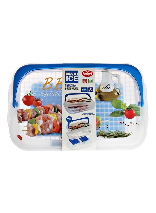 Snips Maxi Ice Cooling Container 7L Clear/Blue - Image 2