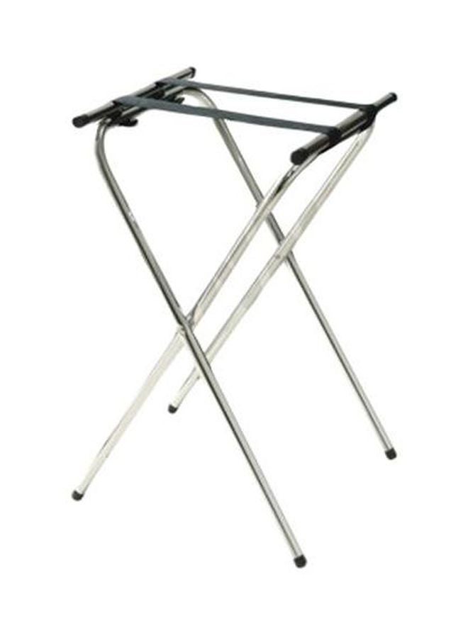 Stainless Steel Kitchen Tray Stand Silver/Black 48.5x44.5x78.5cm