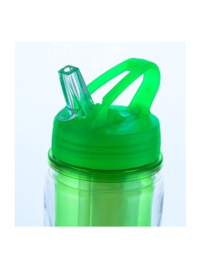Water Bottle With Freezer Stick 700ml Green
