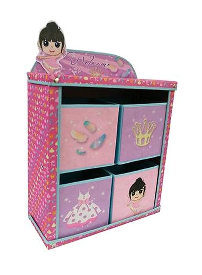 4-Compartment Storage Box