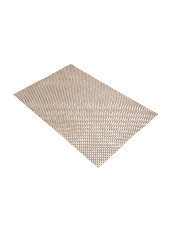 Polyester Vinyl Woven Placemat Gold 45x30cm