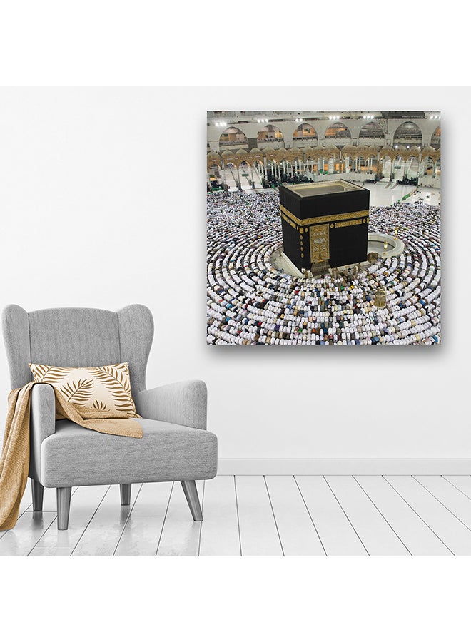 Ewan Art Holy City Of Makkah Glass Printed Wall Décor Multicolour - Image 2