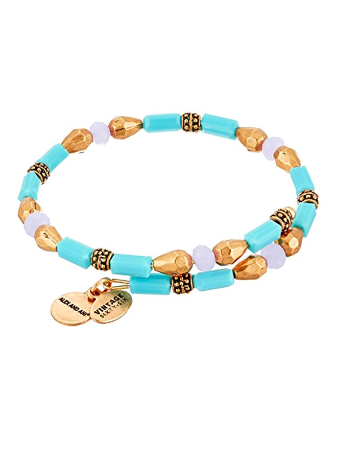 أليكس آند آني سوار ملفوف حول المعصم مطلي بالذهب طراز قاع البحر - Image 1