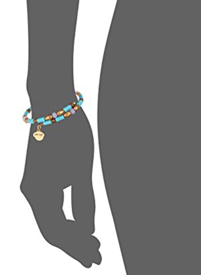 أليكس آند آني سوار ملفوف حول المعصم مطلي بالذهب طراز قاع البحر - Image 2