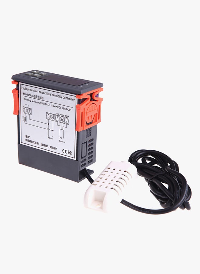10A 220V Mini Digital Air Humidity Controller Multicolour 8.5 x 7.5 x 3.5cm - Image 2