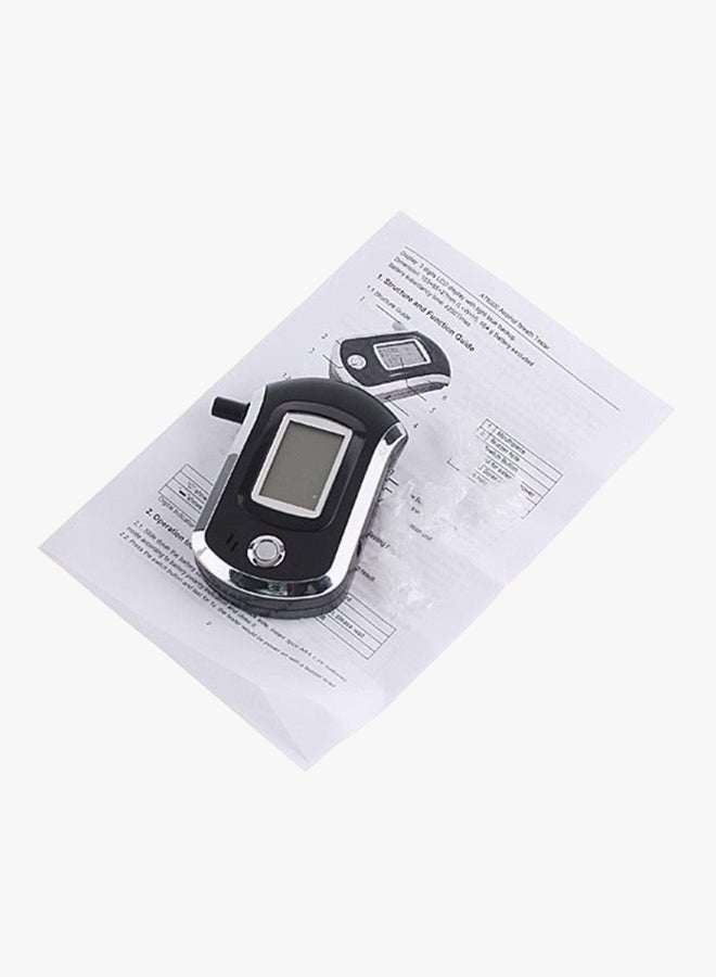 Breath Alcohol Tester Black 103 x 75 x 28mm