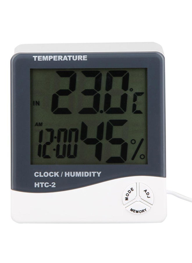 Generic Htc-1 Temp And Humidity White 10.5x9.8x2.4cm  - Image 1