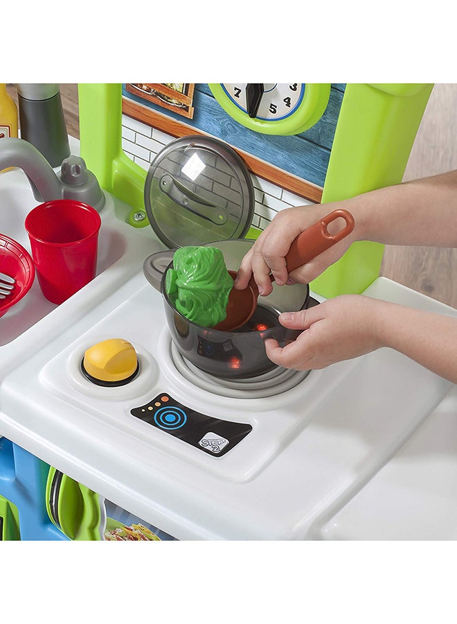 Step2 Little Cooks Kitchen 86x66x28cm - Image 4