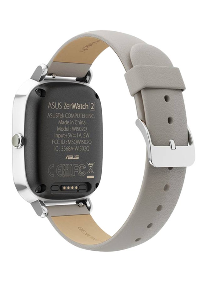 ASUS - Asus Zen Watch 2 - 1.45 Inch, Khaki Leather Strap, Wi502Q - Image 1