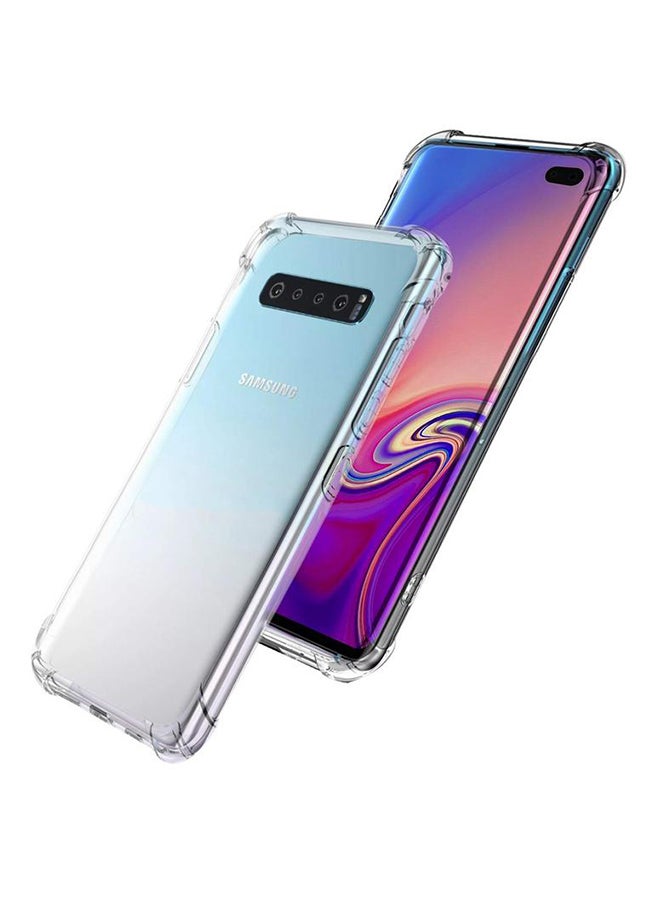 غطاء حماية واقِ لهاتف سامسونج جالاكسي S10 شفاف - Image 2
