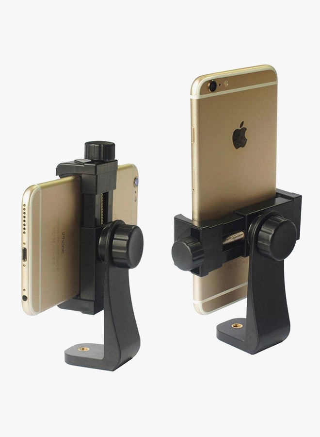 Coopic Universal Adjustable Cell Phone Tripod Smartphone Holder Black - Image 2