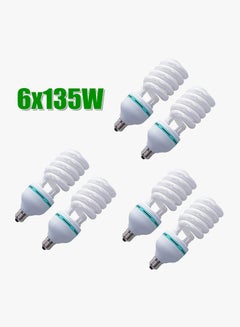 6-Piece Boundle 135W Daylight Photo Energy Saving Bulb Lamp White - v1550831871/N21320199A_2