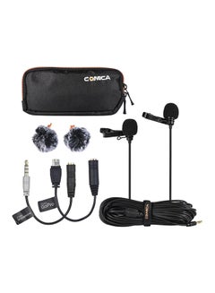 CVM-D02 Dual-Head Lavalier Microphone Black - v1550831892/N21320241A_1