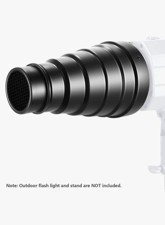 Coopic Large Aluminium Alloy Conical Snoot Kit Black  - Image 3