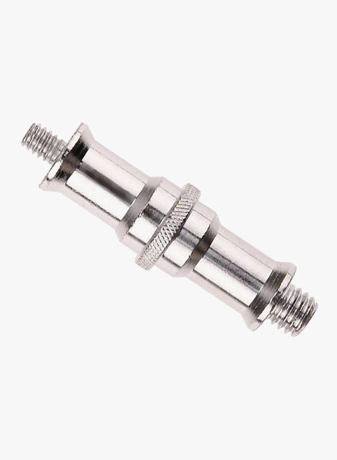 Coopic 4-Piece Metal Male Convertor Threaded Screw Adapter Set Silver - Image 2