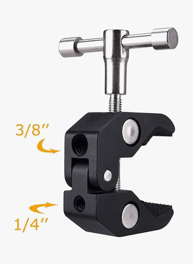 كوبيك زرادية تثبيت فائقة مزودة بإبزيم وسن مقاس 1/4 و3/8 أسود - Image 2