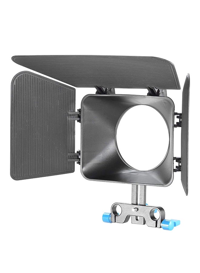 Coopic Rail Rods Matte Box Follow Focus Rig System For DSLR Camera Black - Image 1