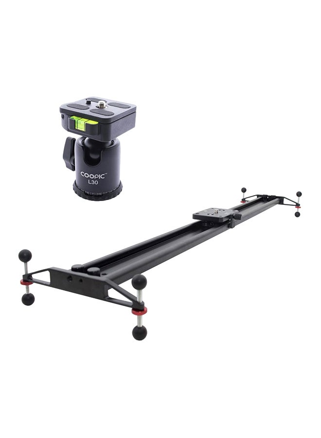 Coopic - Slider Feet And L30 Panoramic Rotating Mini Ball Head Black - Image 1