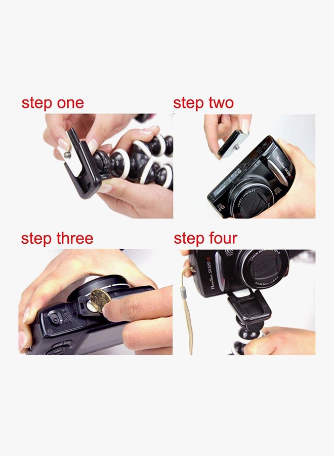 Coopic Flexible iPhone Tripod Stand Black/White - Image 3