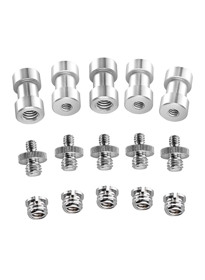 Coopic 15-Piece Advanced Parts For Digital And Camcorder Camera Set Silver - Image 1