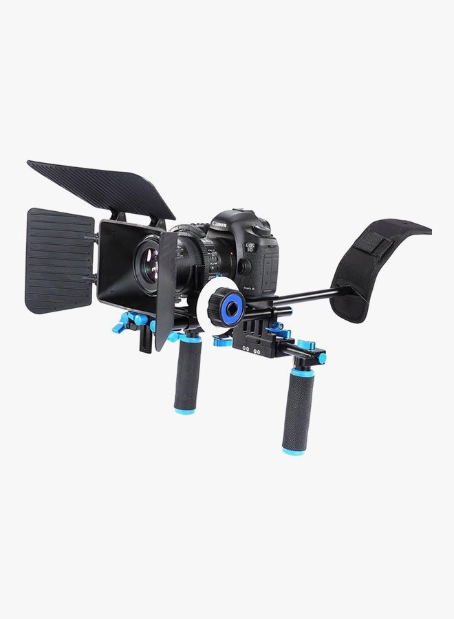 كوبيك جهاز VRS1 DSLR لكاميرات كانون 1D و1DII و5DIII و6D و7D و80D وكاميرات نيكون D5 D810 وD50 وD750 وما إلى ذلك أسود  - Image 2