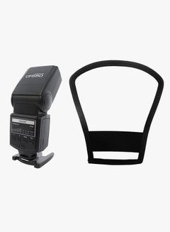 Coopic Cf550 Flash With Silver/White Diffuser Softbox Reflector For All Nikon And Canon DSLR Cameras Black  - Image 2