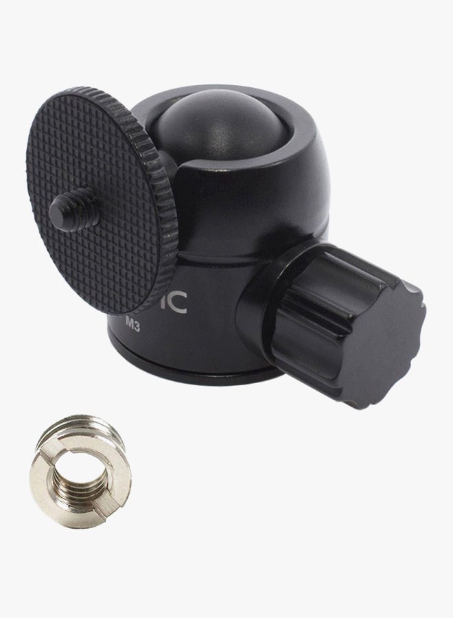 Coopic Tripod Ball Head Mount Head-Metal Black - Image 2