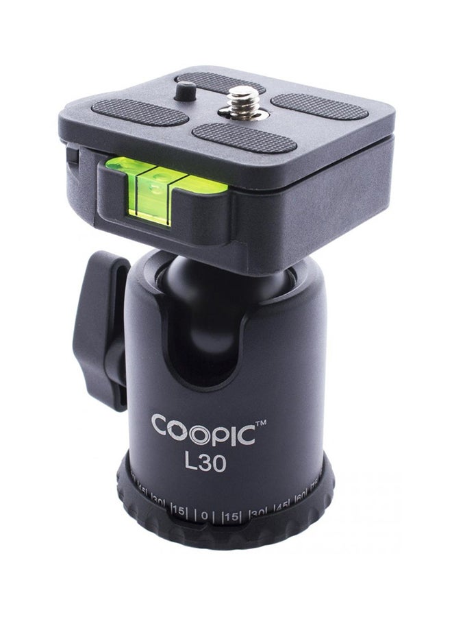 Coopic Tripod Ball Head For DSLR Black - Image 1