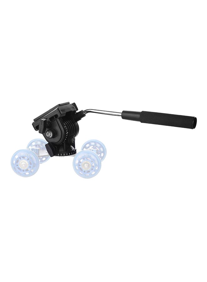 Coopic Tripod Action Fluid Drag Pan Head For Canon/Nikon/Sony DSLR Black - Image 1