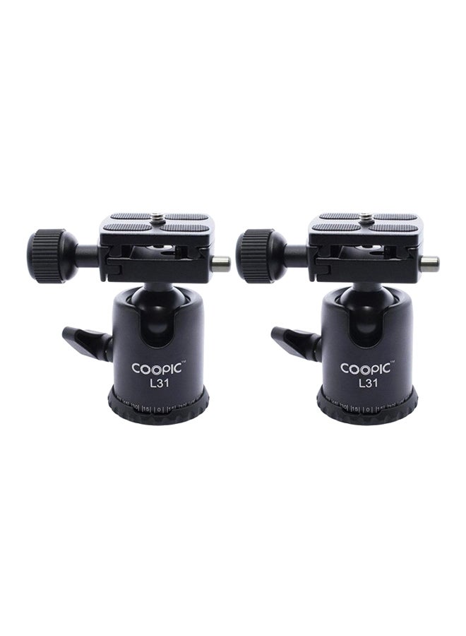 Coopic Camera Video Tripod Ball Head Black - Image 1