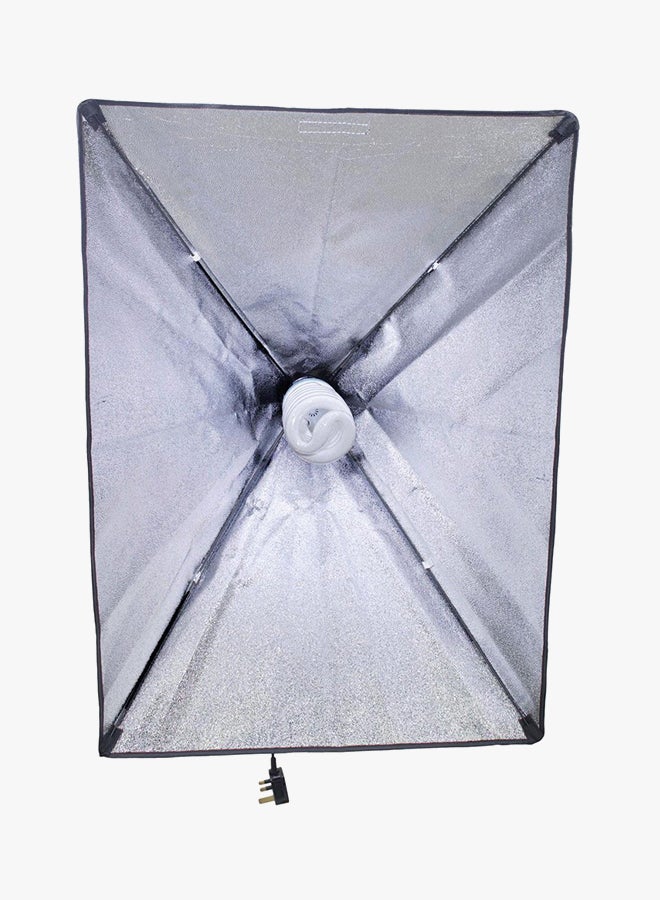 Coopic Photography Rectangle Continuous SoftBox Lighting Kit Black/White - Image 3