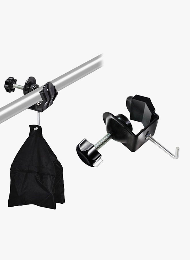 Coopic - Studio Metal U Clamp Clip With Hook Black/Silver - Image 1