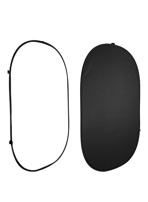 Double Sided Background Panel With Carry Case Black/White
