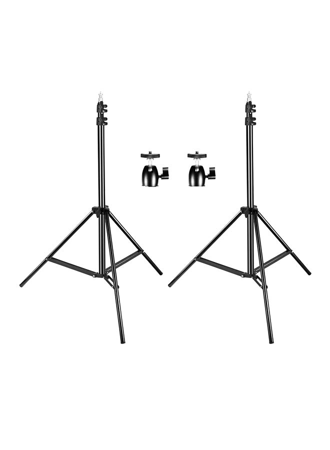 كوبيك حامل مصباح قابل للتعديل أسود - Image 1