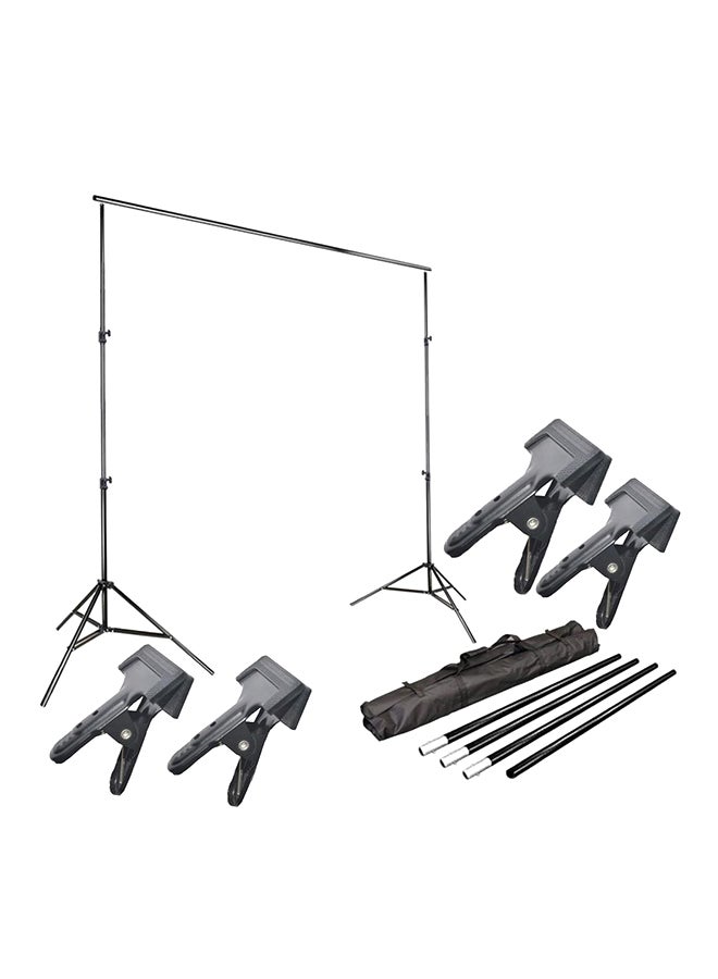 Coopic Background Stand Kit For Lighting Photography Black - Image 1