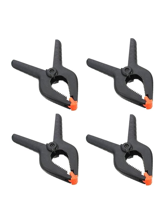 Coopic 4-Piece Muslin Paper Roll Clamp Set Black - Image 1