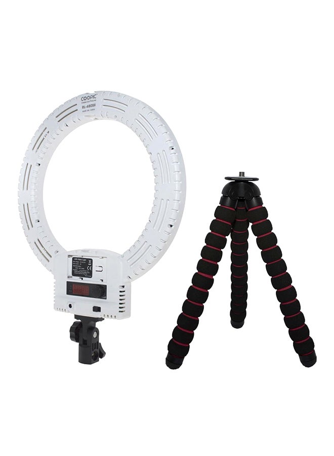 Coopic Dimmable Ring Video Light Black/White - Image 1