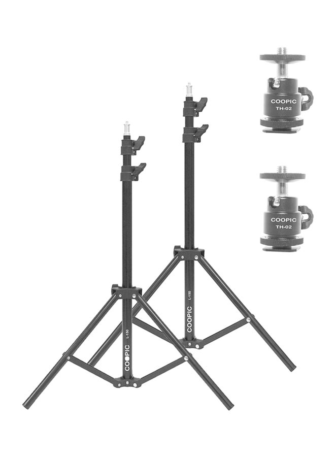 Coopic Photographic Light Stand Black - Image 1