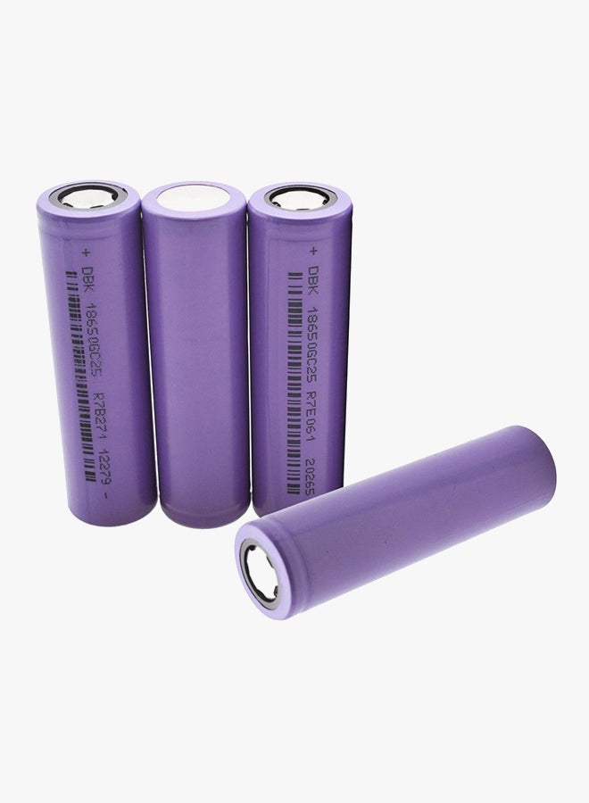 DBK Rechargeable Battery Purple - Image 2