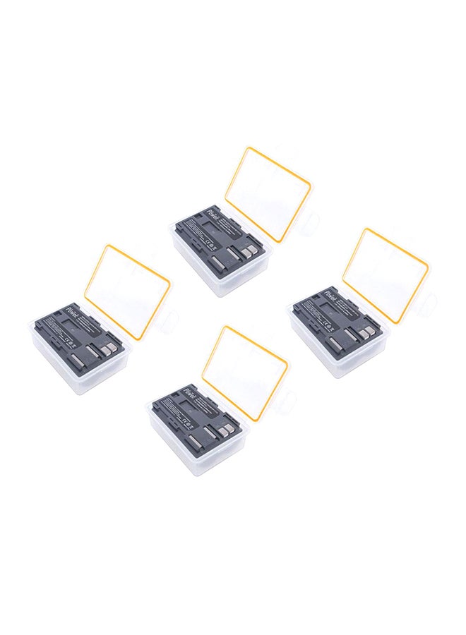 DMK Pack Of 4 Battery With Cases Black/White - Image 1