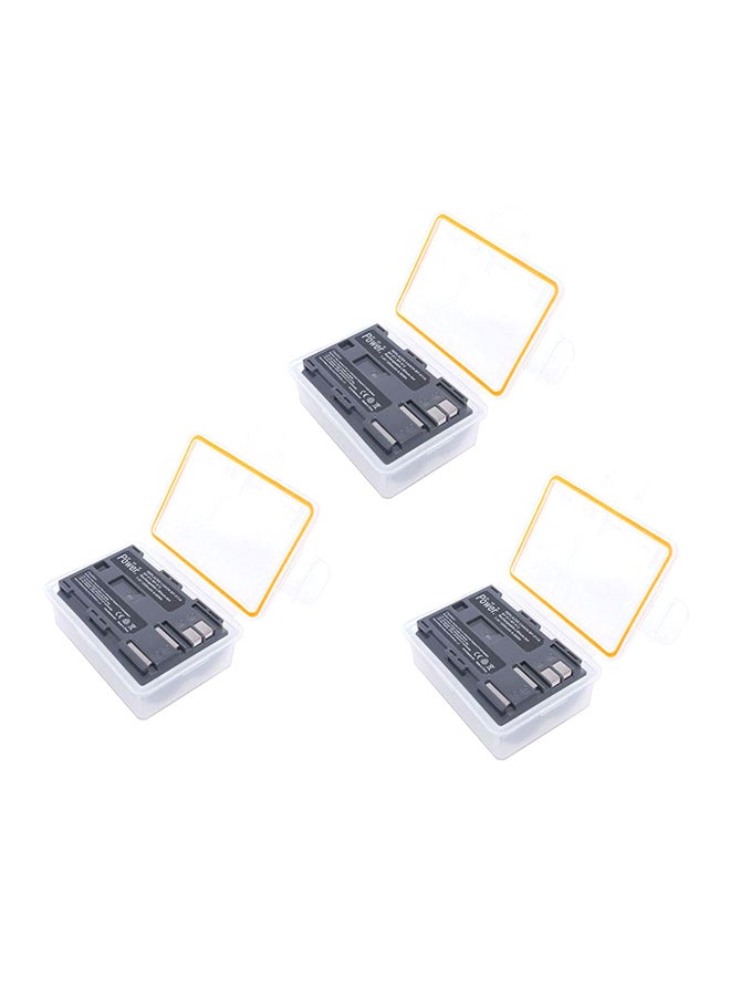 DMK Pack Of 3 Battery With Cases Black/White - Image 1