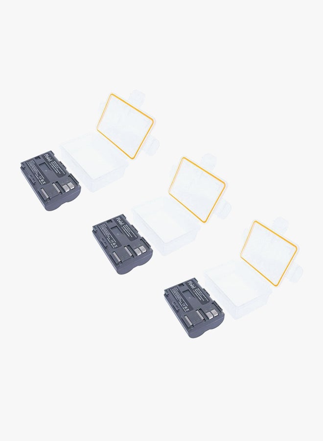 DMK Pack Of 3 Battery With Cases Black/White - Image 2