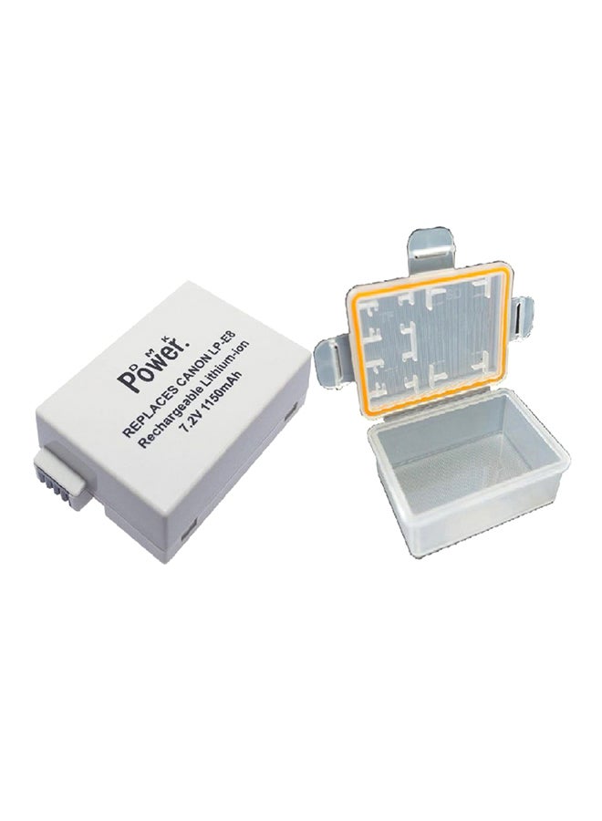 DMK Power Battery With Case White - Image 1