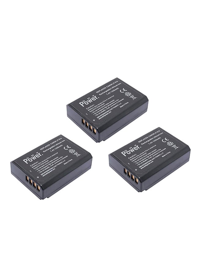 دي أم كي بطارية طاقة لكاميرات الفيديو أسود - Image 1