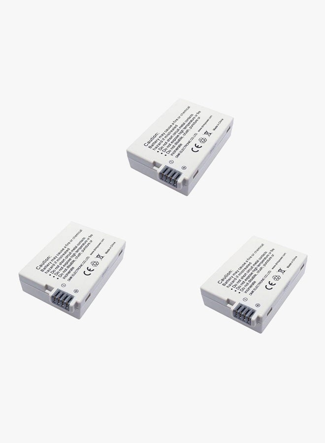 دي أم كي عبوة من 3-بطاريات أبيض - Image 2