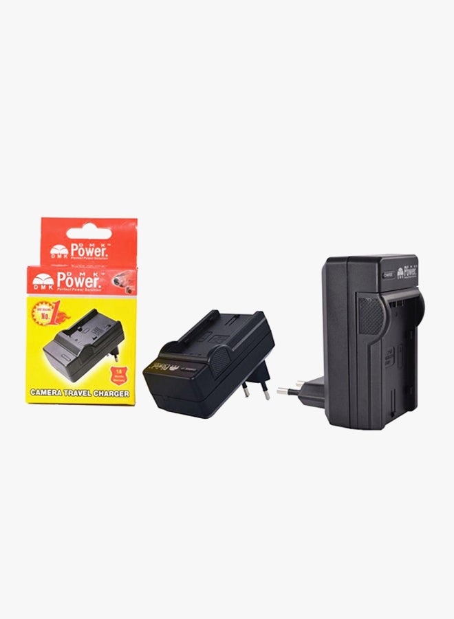 DMK 2-Piece Battery Charger For Nikon ENEL3e/ EN-EL3/ EN-EL3a/ D100/ D200/ D300/ D300s/ D50/ D70/ D70s/ D80/ D90/ D700 Black - Image 2