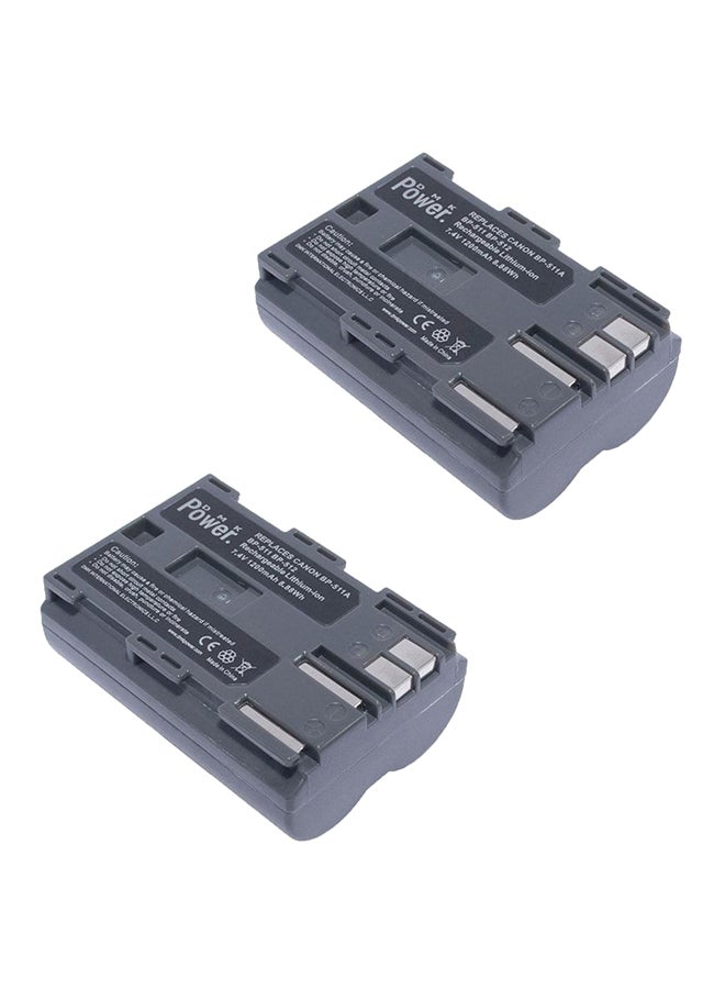 DMK Replacement Battery For Canon EOS 5D/10D/20D/30D/40D/50D/300D And Powershot G1/G2/G3/G5/G6 Black - Image 1